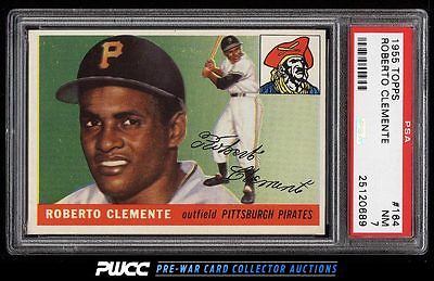 1955 Topps Roberto Clemente ROOKIE RC 164 PSA 7 NRMT PWCC