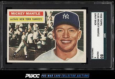 1956 Topps Mickey Mantle 135 SGC 680 EXMT PWCC