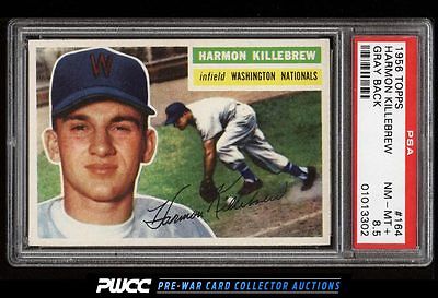 1956 Topps Harmon Killebrew 164 PSA 85 NMMT PWCC