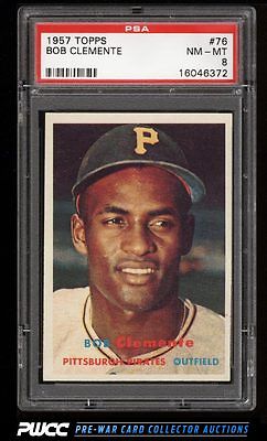 1957 Topps Roberto Clemente 76 PSA 8 NMMT PWCC