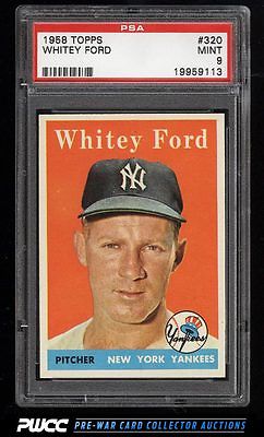 1958 Topps Whitey Ford 320 PSA 9 MINT PWCC