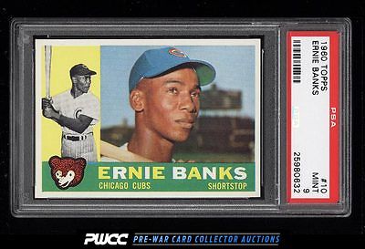 1960 Topps Ernie Banks 10 PSA 9 MINT PWCC