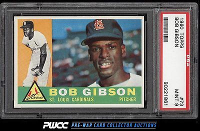 1960 Topps Bob Gibson 73 PSA 9 MINT PWCC