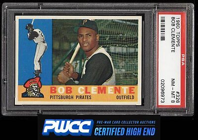 1960 Topps Roberto Clemente 326 PSA 8 NMMT PWCCHE