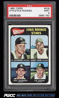 1965 Topps Catfish Hunter SP ROOKIE RC 526 PSA 9 MINT PWCC