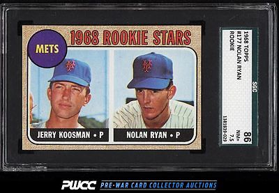 1968 Topps Nolan Ryan ROOKIE RC 177 SGC 7586 NRMT PWCC