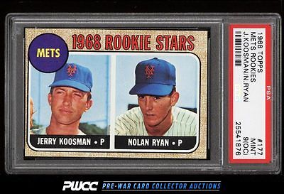 1968 Topps Nolan Ryan ROOKIE RC 177 PSA 9oc MINT PWCC