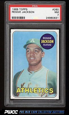 1969 Topps Reggie Jackson ROOKIE RC 260 PSA 7 NRMT PWCC