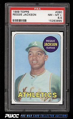 1969 Topps Reggie Jackson ROOKIE RC 260 PSA 85 NMMT PWCC