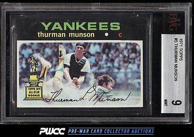 1971 Topps Thurman Munson 5 BVG 9 MINT PWCC