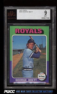 1975 Topps George Brett ROOKIE RC 228 BVG 9 MINT PWCC