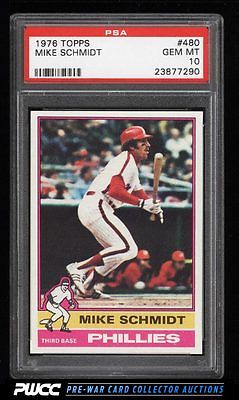 1976 Topps Mike Schmidt 480 PSA 10 GEM MINT PWCC