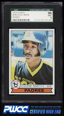 1979 Topps Ozzie Smith ROOKIE RC 116 SGC 996 MINT PWCCHE