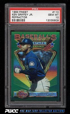 1993 Finest Refractor Ken Griffey Jr ALLSTAR 110 PSA 10 GEM MINT PWCC