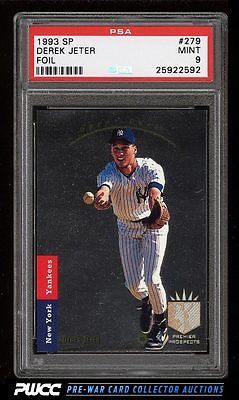 1993 SP Foil Derek Jeter ROOKIE RC 279 PSA 9 MINT PWCC