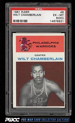 1961 Fleer Basketball Wilt Chamberlain ROOKIE RC 8 PSA 6oc EXMT PWCC