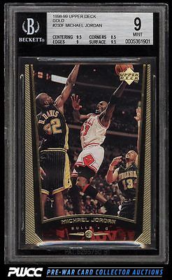 1998 Upper Deck Gold Michael Jordan 11 230F BGS 9 MINT PWCC