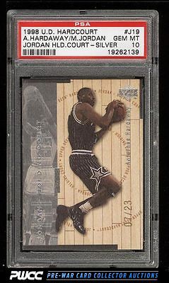 1998 UD Holding Court Silver Anfernee Hardaway Michael Jordan 23 PSA 10 PWCC