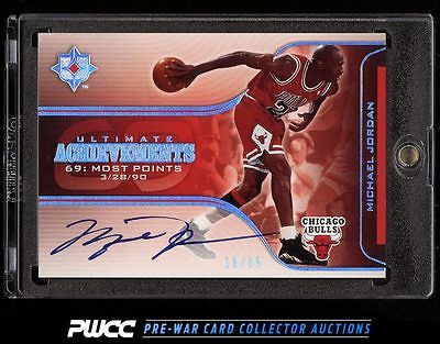 2004 Ultimate Collection Ultimate Achievements Michael Jordan AUTO 69 PWCC