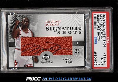 2005 Upper Deck Sweet Shots Michael Jordan AUTO SSMJ PSA 9 MINT PWCC