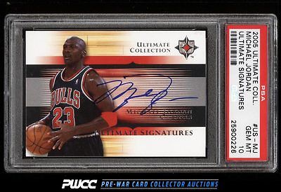 2005 Ultimate Collection Michael Jordan AUTO USMJ PSA 10 GEM MINT PWCC