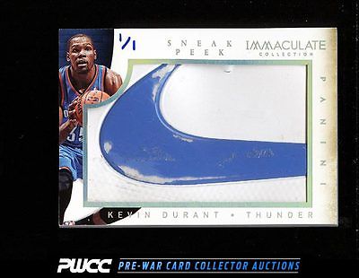 2013 Immaculate Collection Kevin Durant NIKE LOGO SNEAKER PATCH 11 8 PWCC