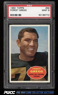 1960 Topps Football Forest Gregg ROOKIE RC 56 PSA 9 MINT PWCC