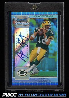 2005 Bowman Chrome Silver Refractor Aaron Rodgers ROOKIE RC AUTO 10 221 PWCC