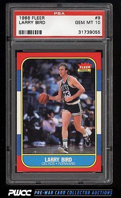 1986 Fleer Basketball SETBREAK Larry Bird 9 PSA 10 GEM MINT PWCC