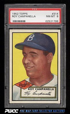 1952 Topps SETBREAK Roy Campanella 314 PSA 8 NMMT PWCC