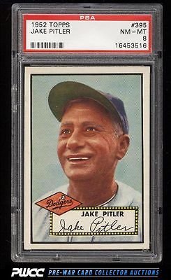 1952 Topps SETBREAK Jake Pitler 395 PSA 8 NMMT PWCC