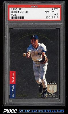 1993 SP Foil Derek Jeter ROOKIE RC 279 PSA 85 NMMT PWCC