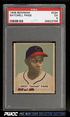 1949 Bowman Satchell Paige 224 PSA 5 EX PWCC