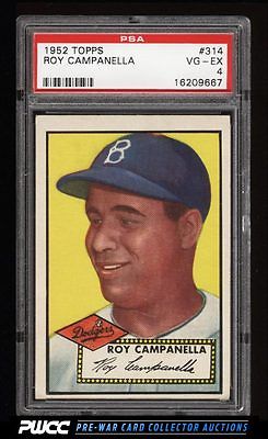 1952 Topps Roy Campanella 314 PSA 4 VGEX PWCC