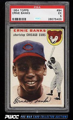 1954 Topps Ernie Banks ROOKIE RC 94 PSA 5 EX PWCC