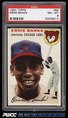 1954 Topps Ernie Banks ROOKIE RC 94 PSA 8 NMMT PWCC