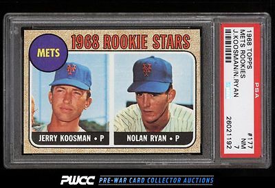 1968 Topps Nolan Ryan ROOKIE RC 177 PSA 7 NRMT PWCC