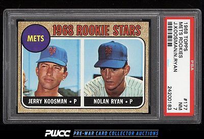 1968 Topps Nolan Ryan ROOKIE RC 177 PSA 7 NRMT PWCC