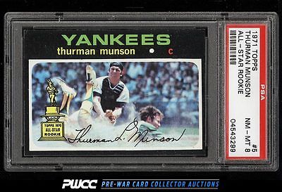 1971 Topps Thurman Munson 5 PSA 8 NMMT PWCC