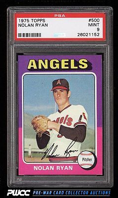 1975 Topps Nolan Ryan 500 PSA 9 MINT PWCC