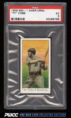 190911 E901 American Caramel Ty Cobb PSA 5 EX PWCC