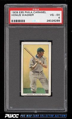 1909 E95 Philadelphia Caramel Honus Wagner PSA 4 VGEX PWCC