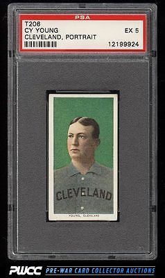 190911 T206 Cy Young CLEVELAND PORTRAIT PSA 5 EX PWCC