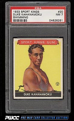 1933 Goudey Sport Kings Duke Kahanamoku SWIMMING 20 PSA 7 NRMT PWCC