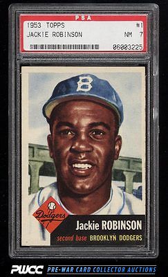 1953 Topps Jackie Robinson 1 PSA 7 NRMT PWCC