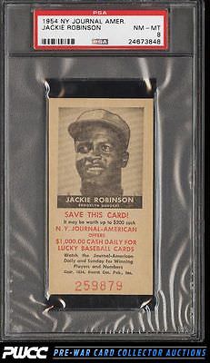 1954 NY Journal American Jackie Robinson PSA 8 NMMT PWCC