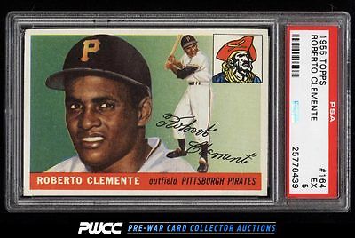 1955 Topps Roberto Clemente ROOKIE RC 164 PSA 5 EX PWCC