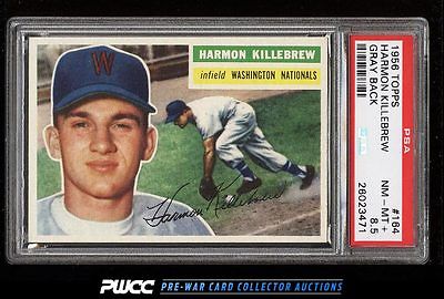 1956 Topps Harmon Killebrew 164 PSA 85 NMMT PWCC