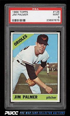 1966 Topps Jim Palmer ROOKIE RC 126 PSA 9 MINT PWCC