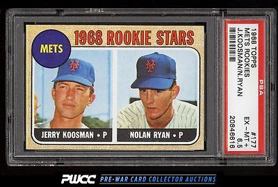 1968 Topps Nolan Ryan ROOKIE RC 177 PSA 65 EXMT PWCC